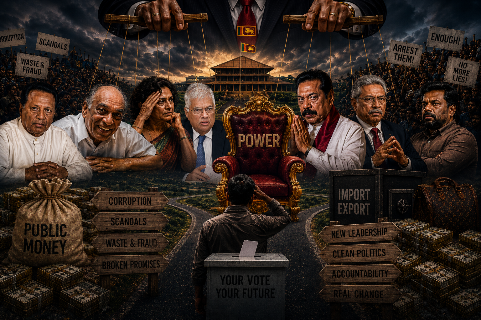හොරුන් අතරින් හොඳම හොරා සෙවීමේ දේශපාලන උභතෝකෝටිකය සහ ශ්‍රී ලංකාවේ අනාගතය